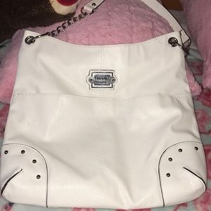 Nicole white purse
